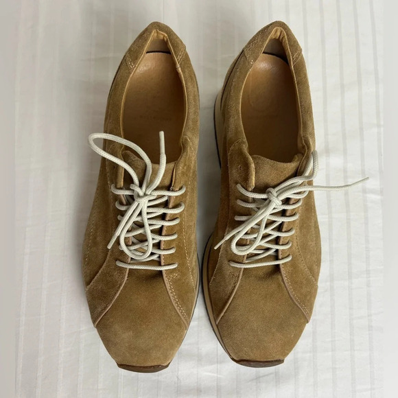 Rockport Mens Sneakers Shoes Suede Tan US Sz 9W - Picture 7 of 14